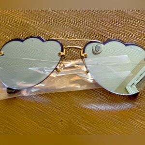 Blue Mirrored Miu Miu sunglasses